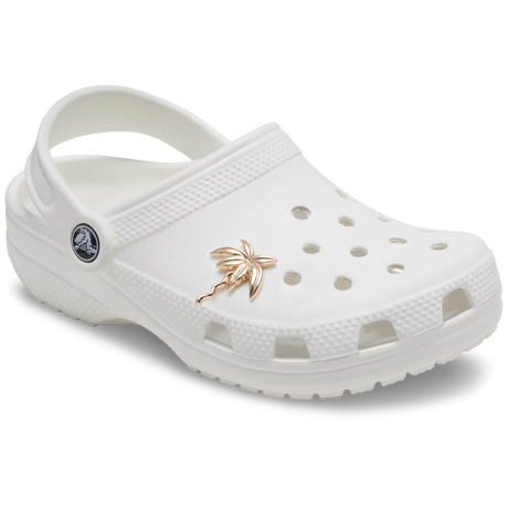 2-Pack Crocs Gold Palm Tree & Star Jibbitz Shoe Charms - 100% Authentic