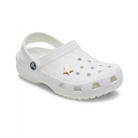 1x Crocs Tiny Gold Simple Star Jibbitz Charm - 100% Authentic