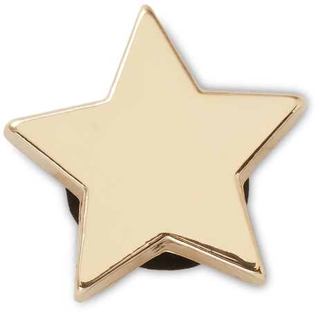 2-Pack Crocs Gold Palm Tree & Star Jibbitz Shoe Charms - 100% Authentic