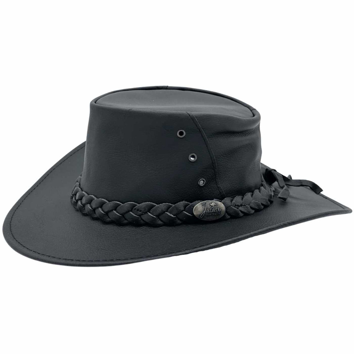 Jacaru 1001A Kangaroo Leather Hat - Foldable & UPF 50+ (Made in Australia)