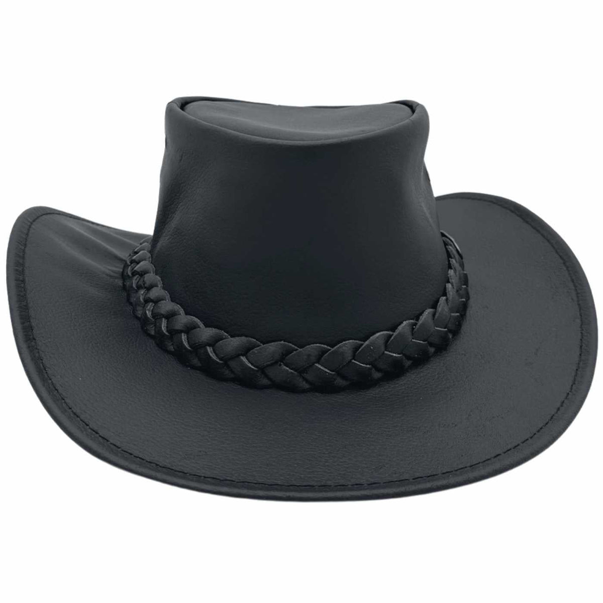 Jacaru 1001A Kangaroo Leather Hat - Foldable & UPF 50+ (Made in Australia)