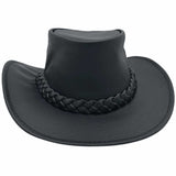 Jacaru 1001A Kangaroo Leather Hat - Foldable & UPF 50+ (Made in Australia)