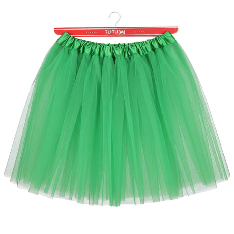 Green Tulle Ballerina Tutu – Medium, 3-Layer Adult Costume Australia Day