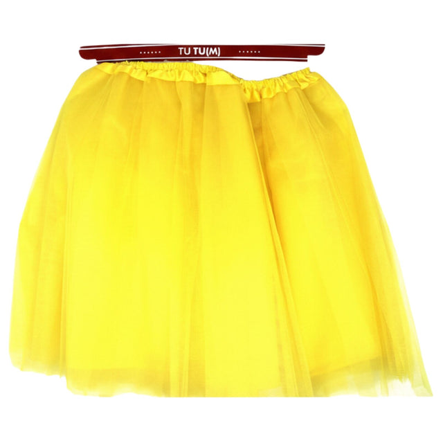 Adult Yellow Medium Tulle Ballerina Tutu - 3-Layer Australia Day Costume