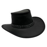 Jacaru 1006 Wallaroo Oiled Leather Hat - Water Resistant & UPF 50+ (Made in Australia)