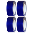 4x Blue Duct Cloth Tape (48mm x 6m) Bulk Pack - Flexible Multi Purpose Gaffer Blast Hardware