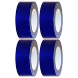4x Blue Duct Cloth Tape (48mm x 6m) Bulk Pack - Flexible Multi Purpose Gaffer Blast Hardware