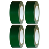 4x Green Duct Cloth Tape (48mm x 6m) Bulk Pack - Flexible Multi Purpose Gaffer Blast Hardware