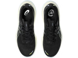 Mens ASICS GEL-Cumulus 26 Running Shoes (2E Wide) in Black/Safety Yellow – Size 8.5