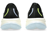 Mens ASICS GEL-Cumulus 26 Running Shoes (2E Wide) in Black/Safety Yellow – Size 8.5