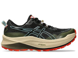 Mens ASICS Trabuco Max 3 Trail Running Shoes in Black/Smoke Blue – Size 10.5