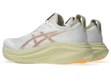 Asics Mens Gel-Nimbus 27 Runners Sneakers in White/Fawn