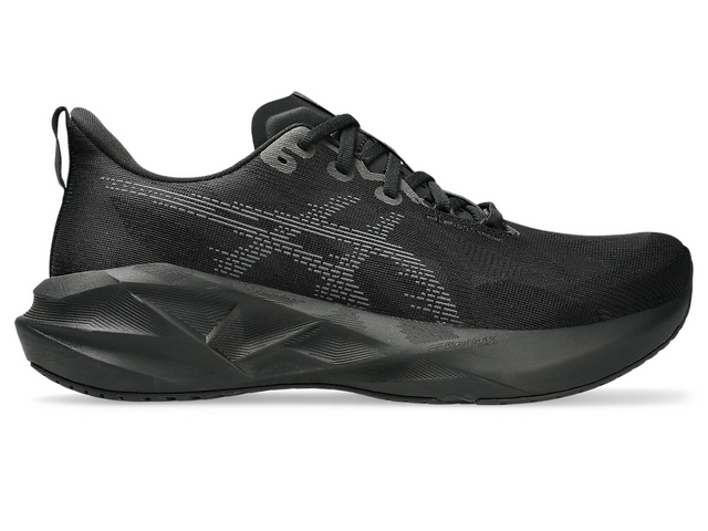 Asics Mens Novablast 5 Running Shoes - Black/Carrier Grey (Athletic Sneakers/Runners)