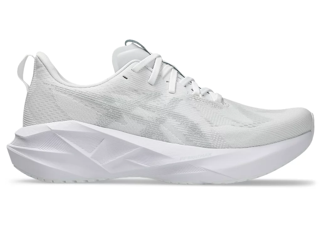 Asics Mens Novablast 5 Running Shoes - White/Piedmont Grey (Athletic Sneakers/Runners)