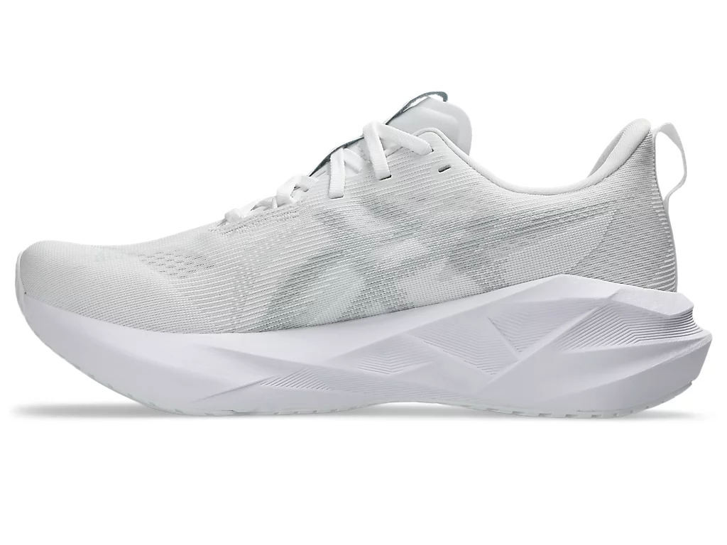 Asics Mens Novablast 5 Running Shoes - White/Piedmont Grey (Athletic Sneakers/Runners)