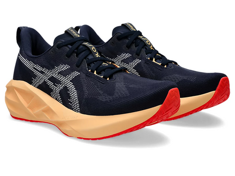 Asics Mens Novablast 5 Running Shoes - Midnight/Orange Glow (Athletic Sneakers/Runners)