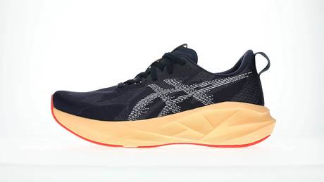 Asics Mens Novablast 5 Running Shoes - Midnight/Orange Glow (Athletic Sneakers/Runners)