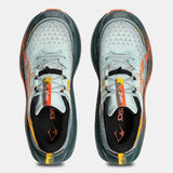 Asics Mens Trabuco Max 4 Trail Running Shoes - Cold Moss/Nova Orange (Sneakers/Runners)