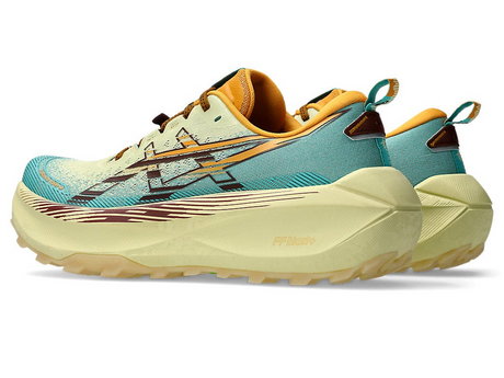 Asics Mens Trabuco Max 4 Trail Running Shoes - Wheat Yellow/Dark Red Planet (Sneakers/Runners)