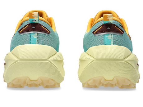 Asics Mens Trabuco Max 4 Trail Running Shoes - Wheat Yellow/Dark Red Planet (Sneakers/Runners)