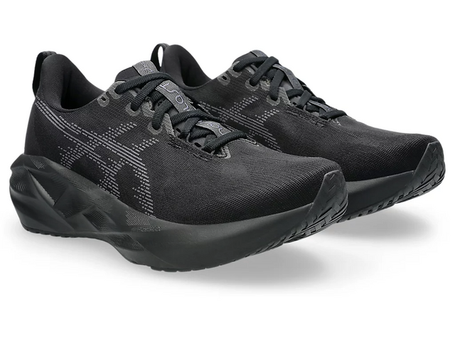 Asics Womens Novablast 5 Running Shoes - Black/Carrier Grey (Athletic Sneakers/Runners)