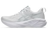Asics Womens Novablast 5 Runners Sneakers Shoes in White/Piedmont Grey