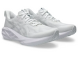 Asics Womens Novablast 5 Runners Sneakers Shoes in White/Piedmont Grey - US 10.5