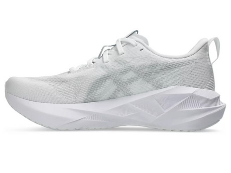Asics Womens Novablast 5 Running Shoes - White/Piedmont Grey (Athletic Sneakers/Runners)