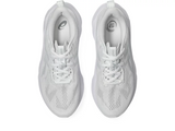Asics Womens Novablast 5 Runners Sneakers Shoes in White/Piedmont Grey