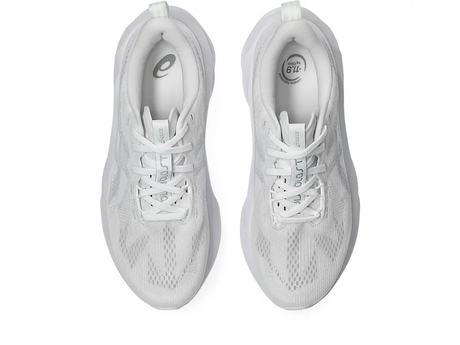 Asics Womens Novablast 5 Running Shoes - White/Piedmont Grey (Athletic Sneakers/Runners)