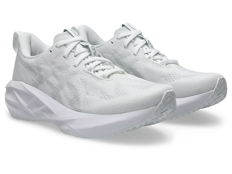 Asics Womens Novablast 5 Running Shoes - White/Piedmont Grey (Athletic Sneakers/Runners)