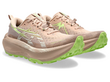 Asics Womens Trabuco Max 4 Sneakers Trail Runners Shoes in Pale Apricot/Cream