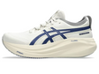 Asics Womens Gel-Nimbus 27 ATC Sneakers Runners Shoes in Birch/Indigo Blue - US 11