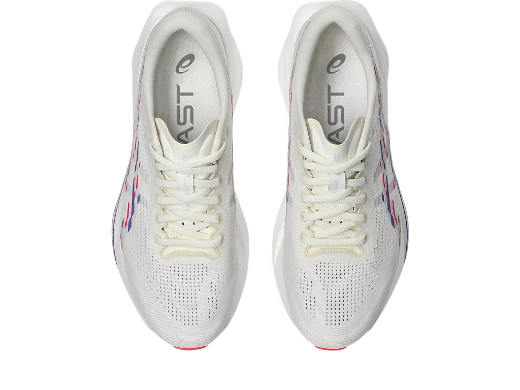Asics Womens Sonicblast Running Shoes - Cream/Blue Fade (Sneakers/Runners)