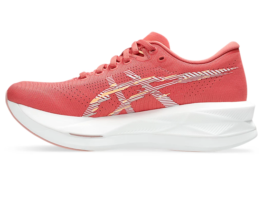 Asics Womens Sonicblast Running Shoes - Dark Pink Clay/White (Sneakers/Runners)