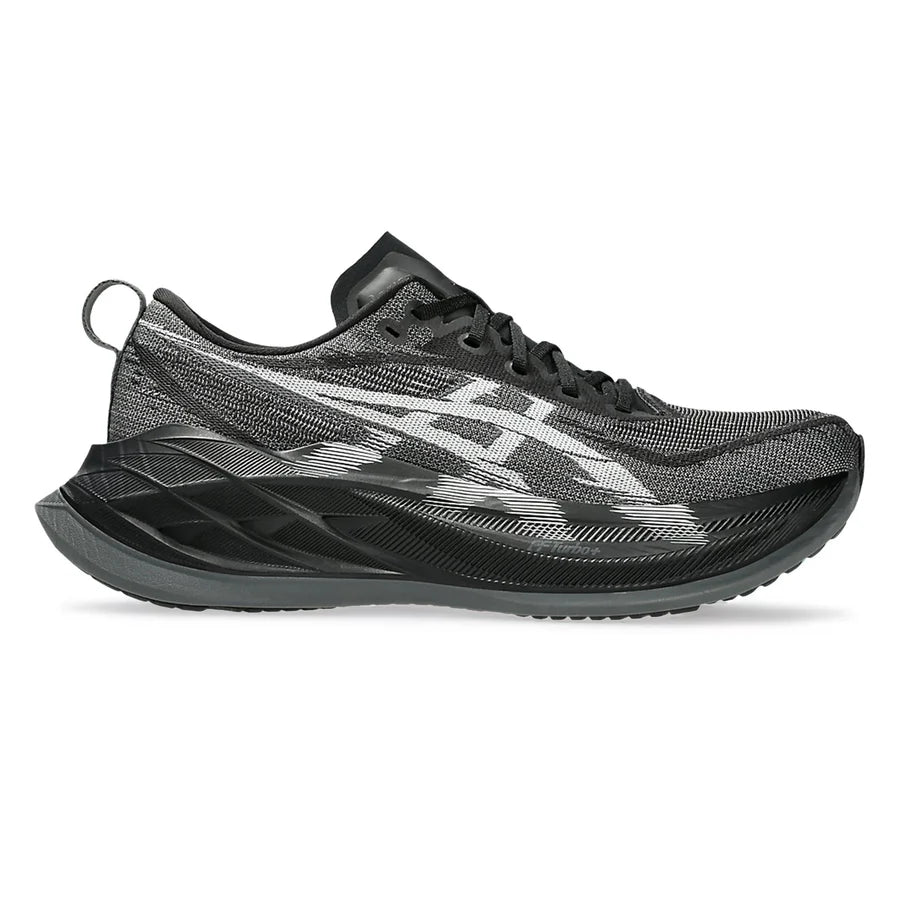 Asics Unisex Superblast 2 Runners Sneakers Shoes in Black/White  - US 4
