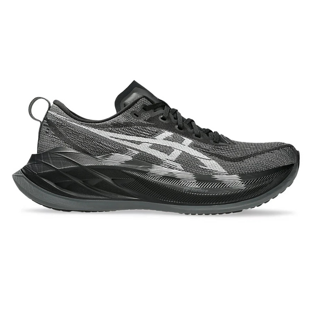 Asics Unisex Superblast 2 Runners Sneakers Shoes in Black/White  - US 4