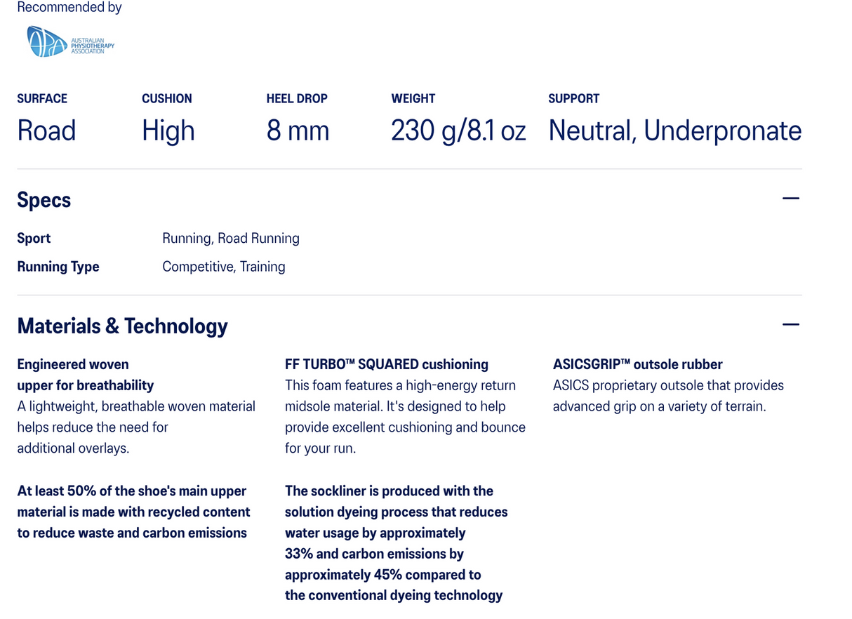 Asics Unisex Megablast Runners Sneakers Shoes in Edo Purple/Black