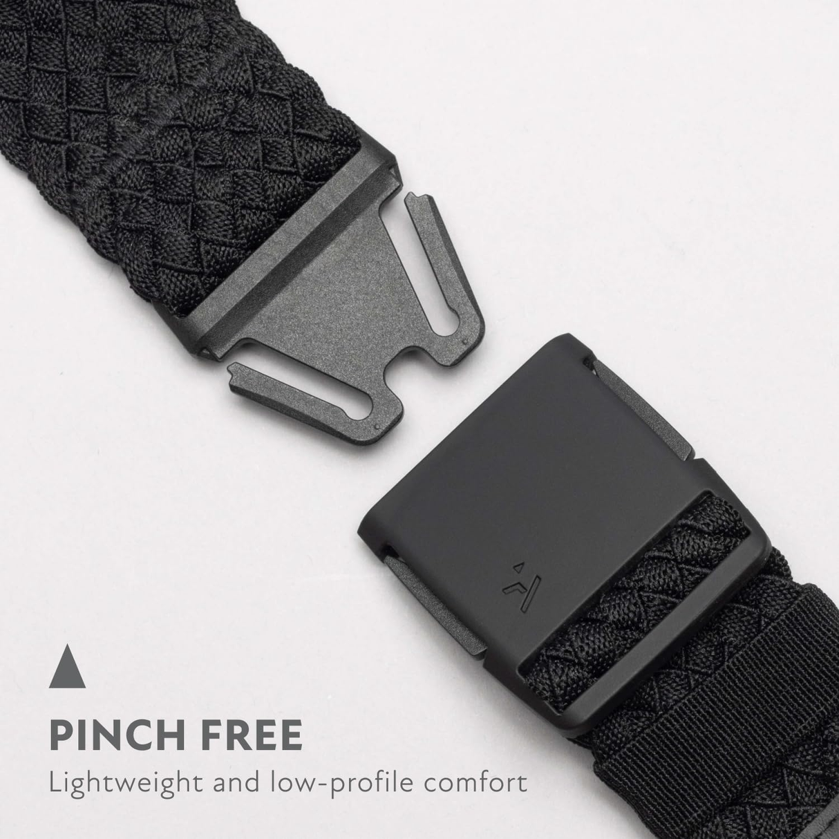 Arcade Futureweave Slim Stretch Belt in Vapor Charcoal Travel Friendly Buckle - One Size
