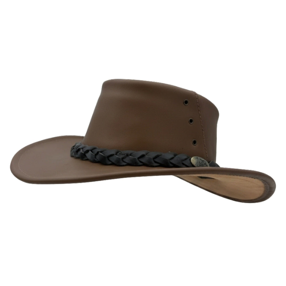 Jacaru 1015 Capricorn Buffalo Leather Hat - Water Resistant & UPF 50+ (Made in Australia)