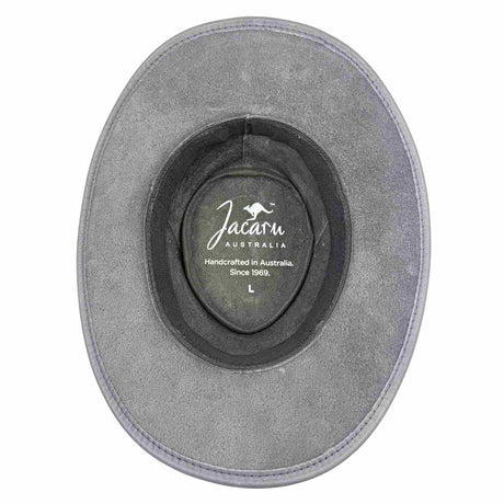 Jacaru 1015 Capricorn Buffalo Leather Hat - Water Resistant & UPF 50+ (Made in Australia)