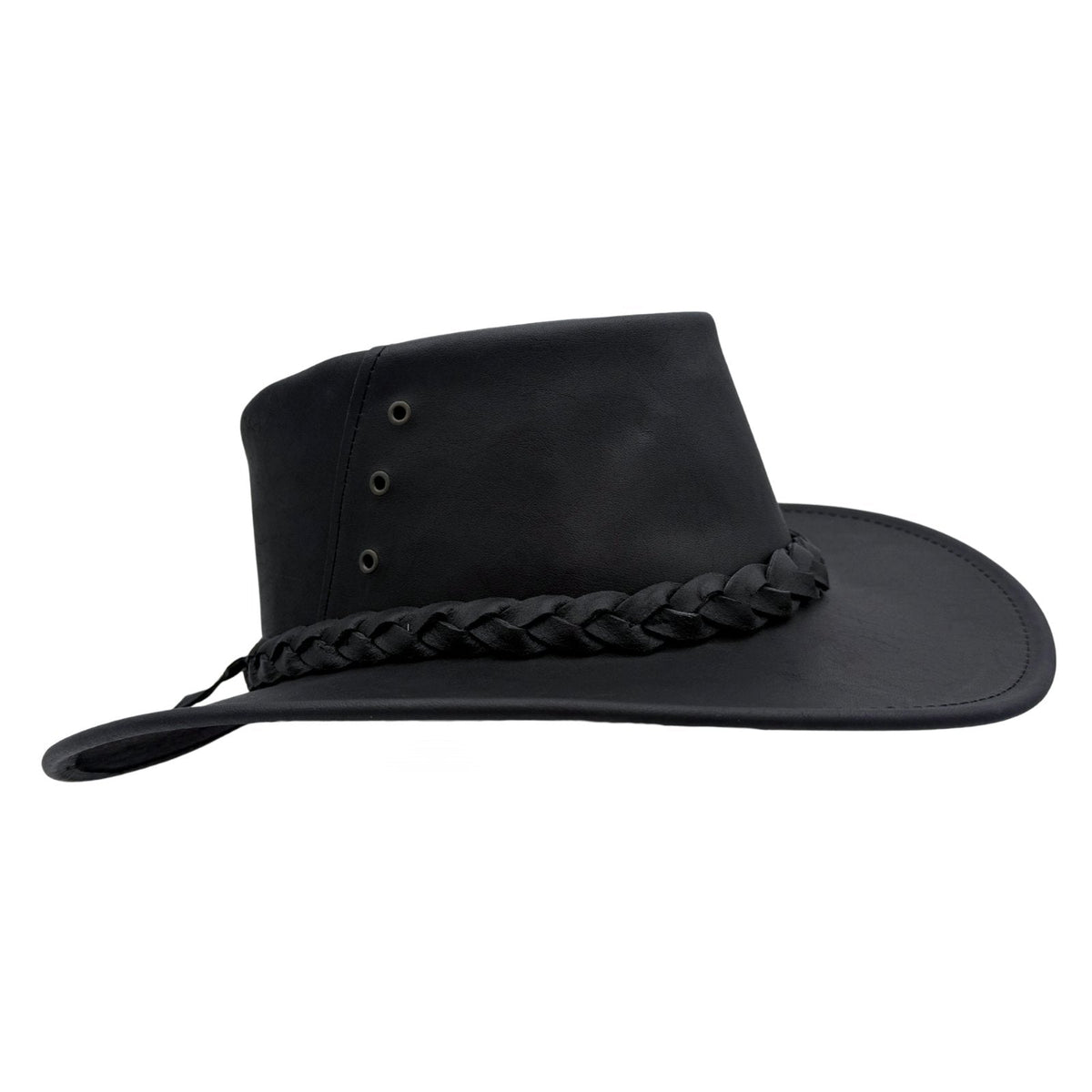 Jacaru 1015 Capricorn Buffalo Leather Hat - Water Resistant & UPF 50+ (Made in Australia)