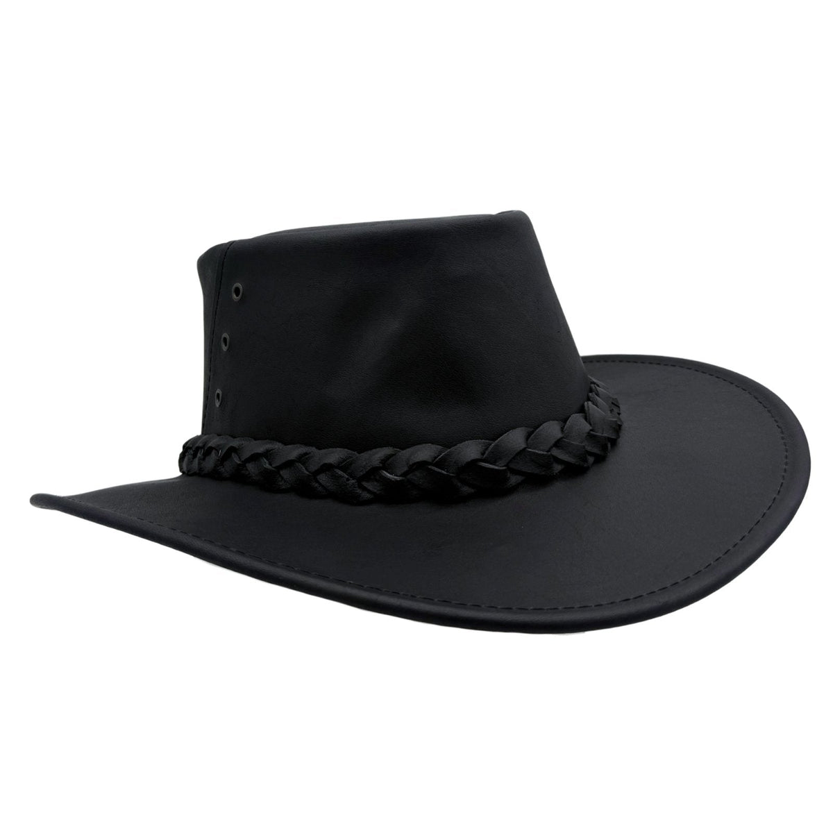Jacaru 1015 Capricorn Buffalo Leather Hat - Water Resistant & UPF 50+ (Made in Australia)