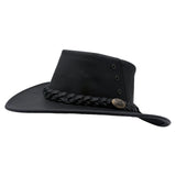 Jacaru 1015 Capricorn Buffalo Leather Hat - Water Resistant & UPF 50+ (Made in Australia)