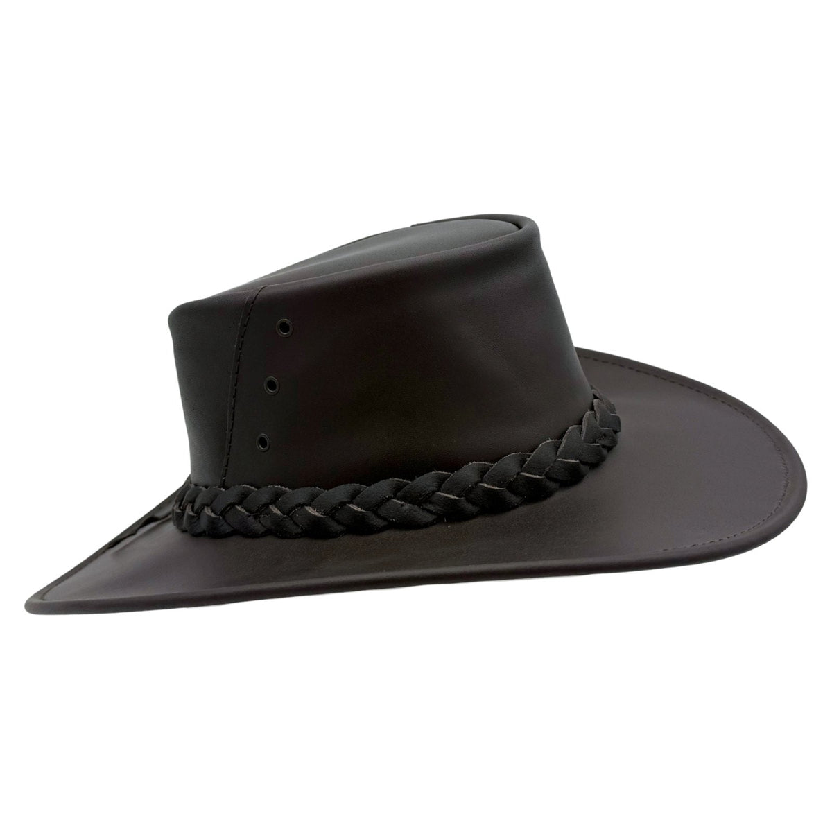 Jacaru 1015 Capricorn Buffalo Leather Hat - Water Resistant & UPF 50+ (Made in Australia)
