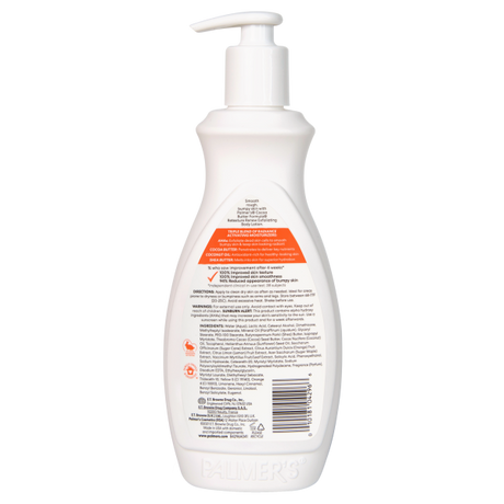 Palmer’s Smooth Radiant Exfoliating Body Lotion 400ml Cocoa Butter Vitamin E AHA