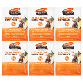 6x Palmer's 60g Cocoa Butter Biotin Pack Bulk Pack - Length Retention Hair Treatment