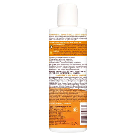PALMERS 250mL LEAVE IN CONDITIONER COCOA BUTTER LENGTH RETENTION WITH VITAMIN E