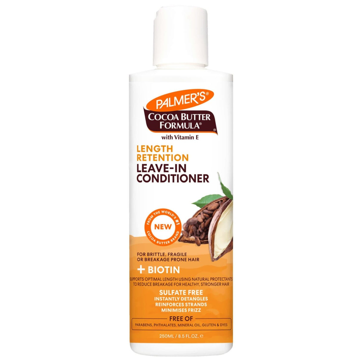 PALMERS 250mL LEAVE IN CONDITIONER COCOA BUTTER LENGTH RETENTION WITH VITAMIN E