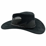 Jacaru 1021 Blaze Suede Leather Breeze Hat - Mesh Crown (Made in Australia)